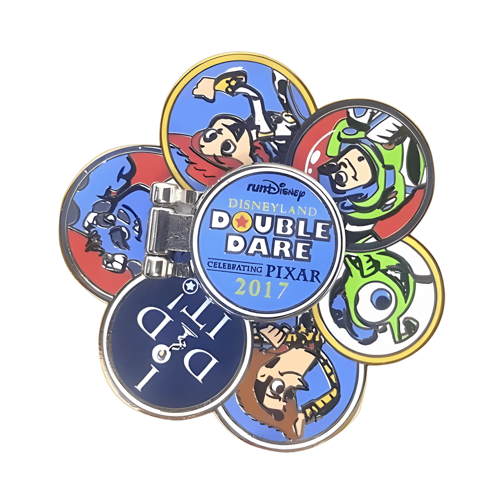 Disneyland Half Marathon Weekend Pixar Celebration Double Dare Spinner Disney pin