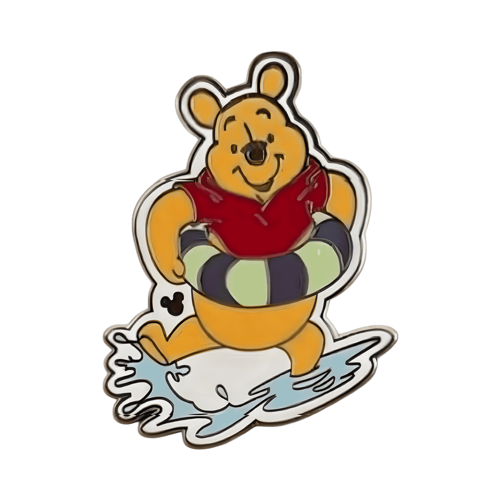 Winnie the Pooh Splashing in Water Disney pin
