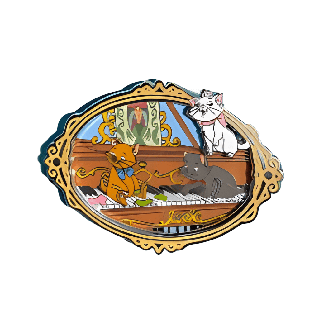 Toulouse, Berlioz, and Marie Disney pin