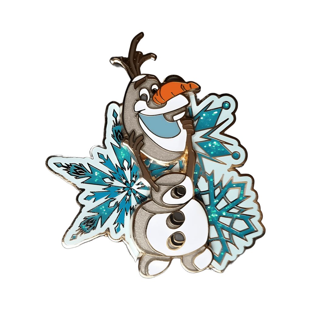 Olaf Snowflake Disney pin