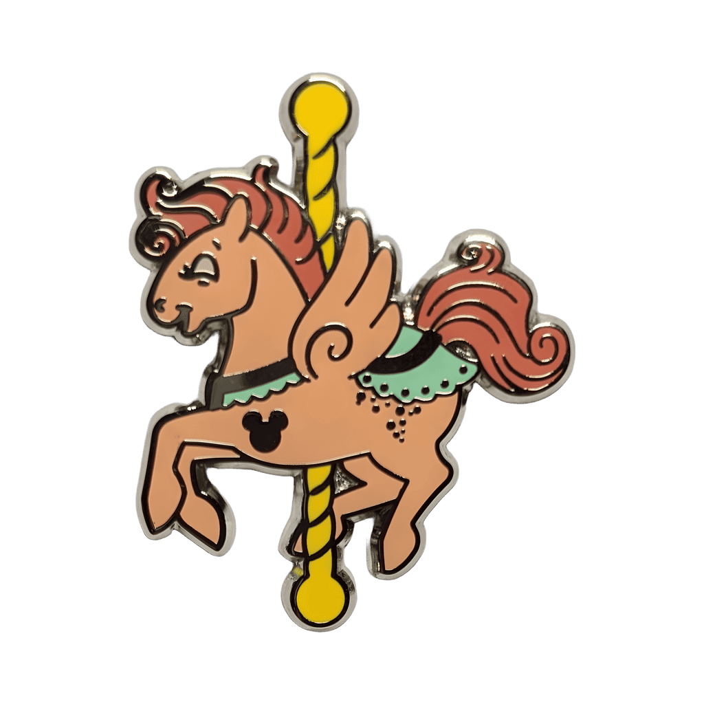 Orange Winged Horse Disney pin