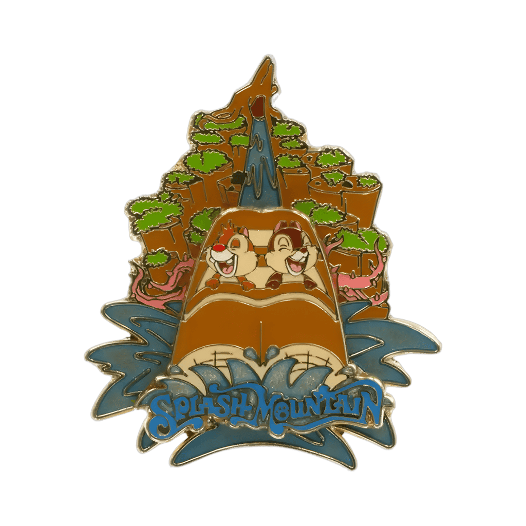 Splash Mountain Chip & Dale Disney pin