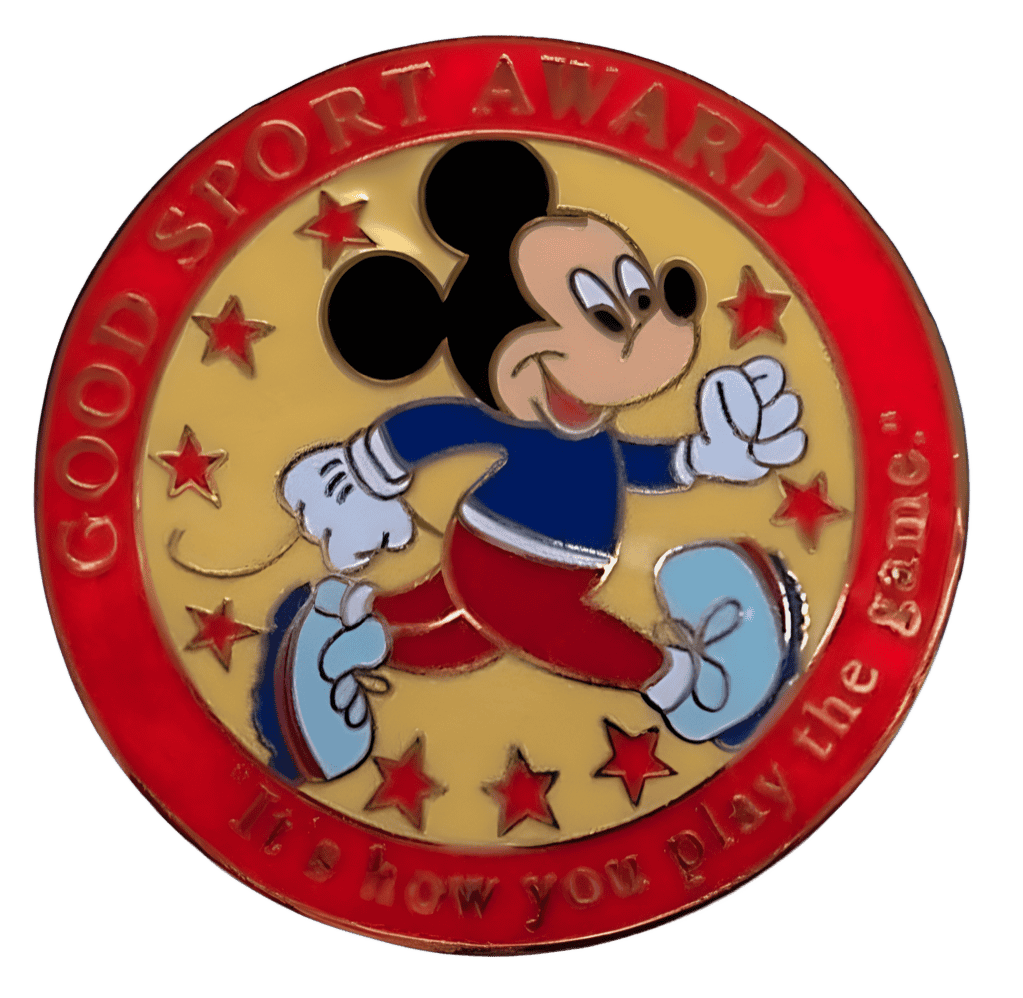 Good Sport Award Disney pin