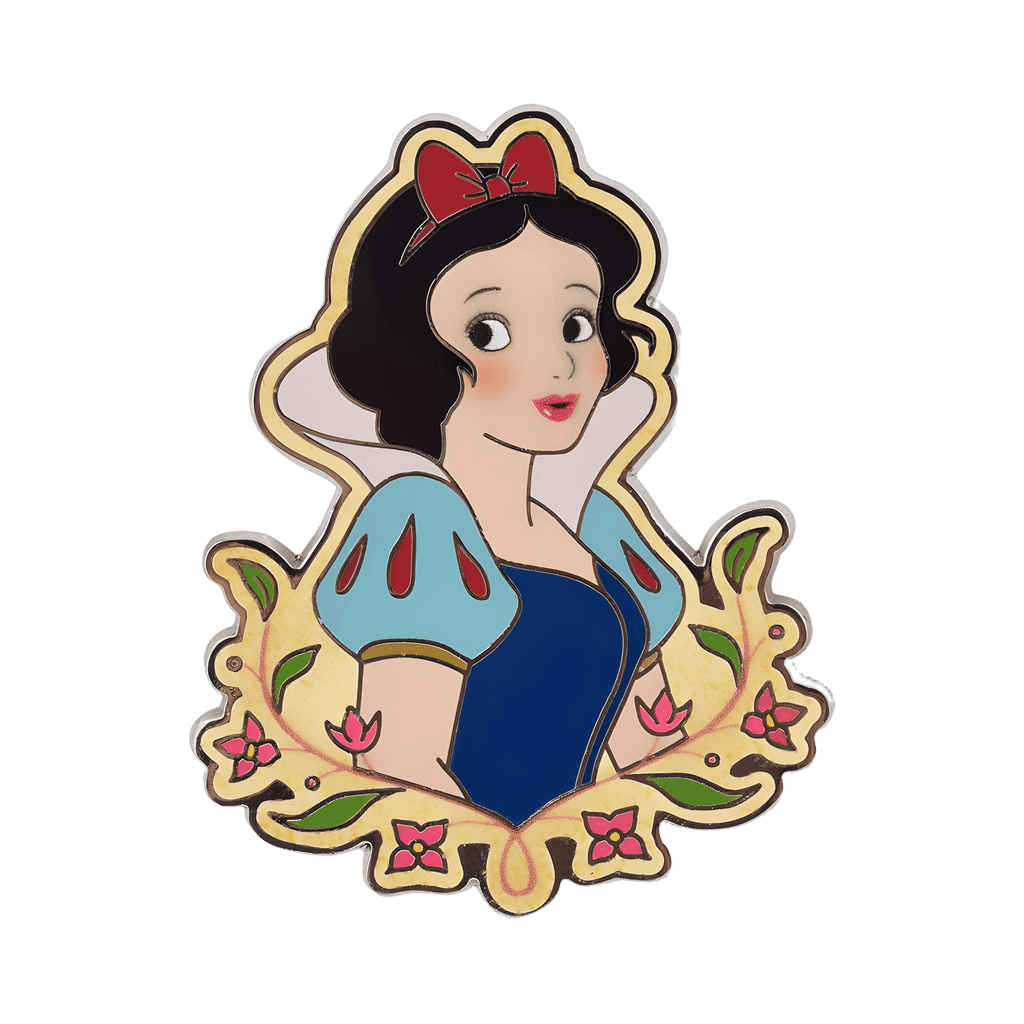 Floral Snow White Portrait Disney pin
