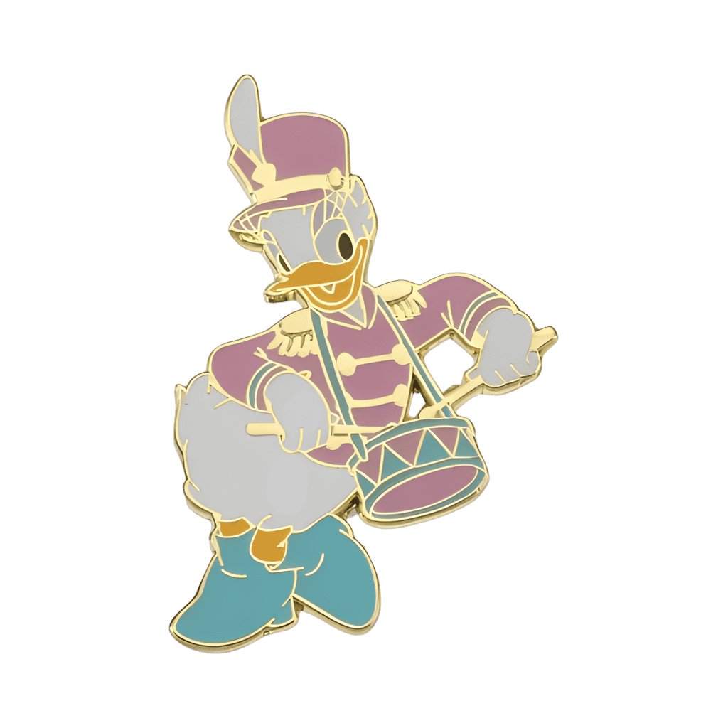 Daisy Duck Playing the Drums Disney pin