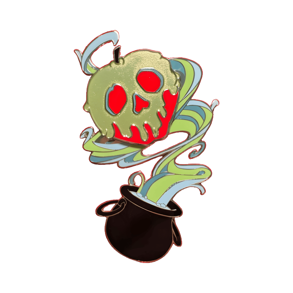 Poison Apple and Cauldron Disney pin