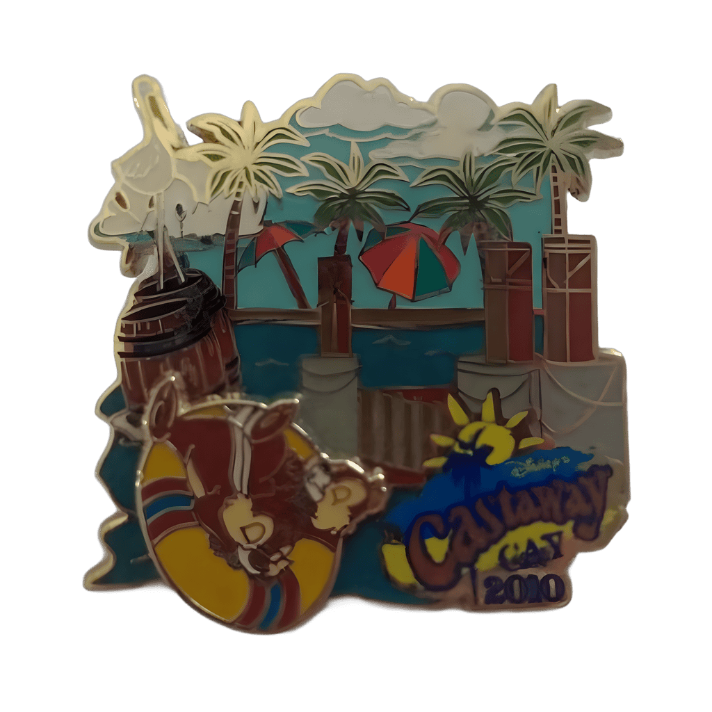 2010 - Chip And Dale Napping On An Innertube Disney pin