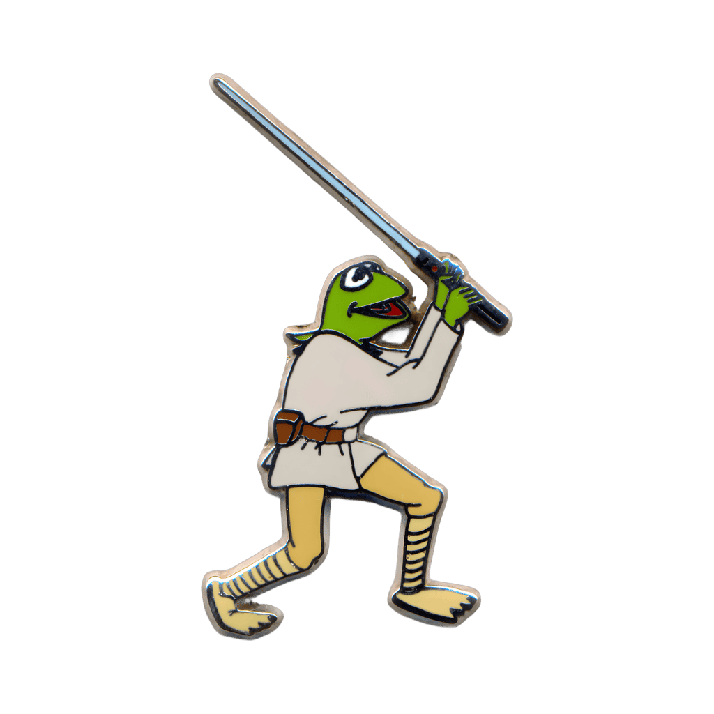 Kermit as Luke Skywalker Disney pin