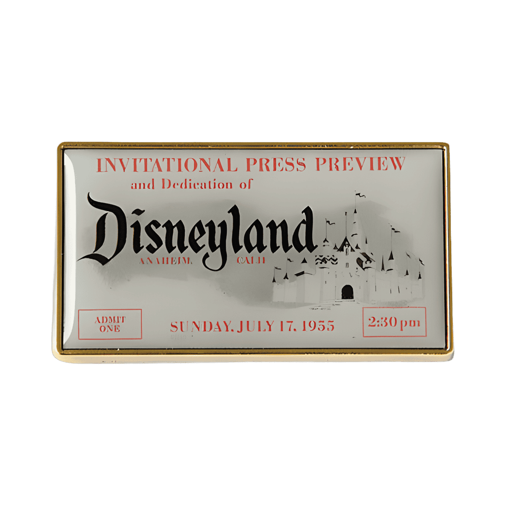 Invitational Press Preview Ticket Disney pin