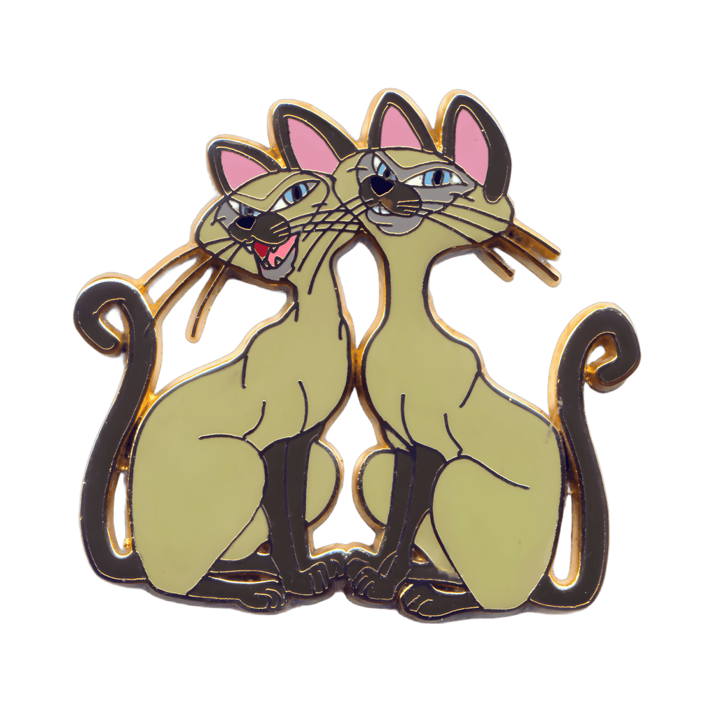 Si and Am Seated Next to Each Other Disney pin