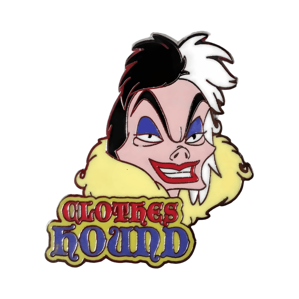 Cruella de Vil - Clothes Hound Disney pin