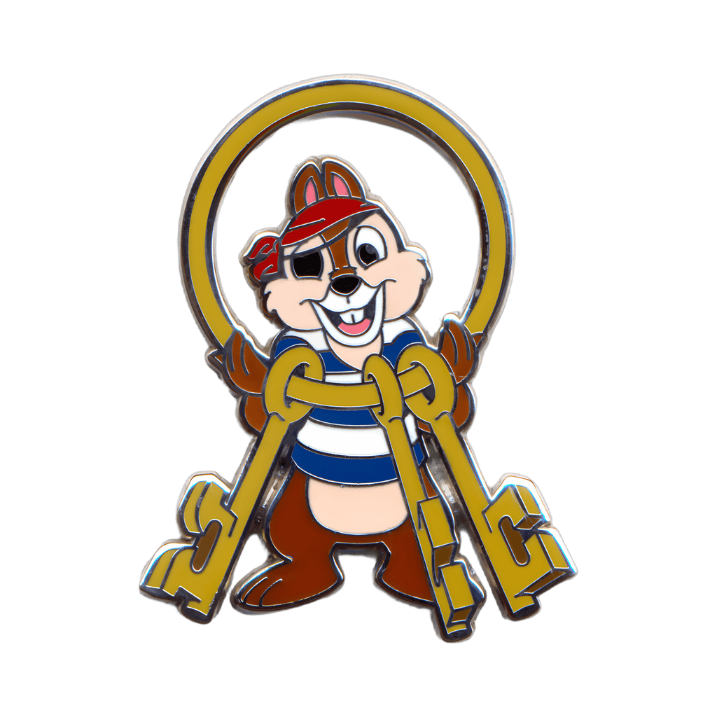 Pirate Chip with a Set of Keys Disney pin