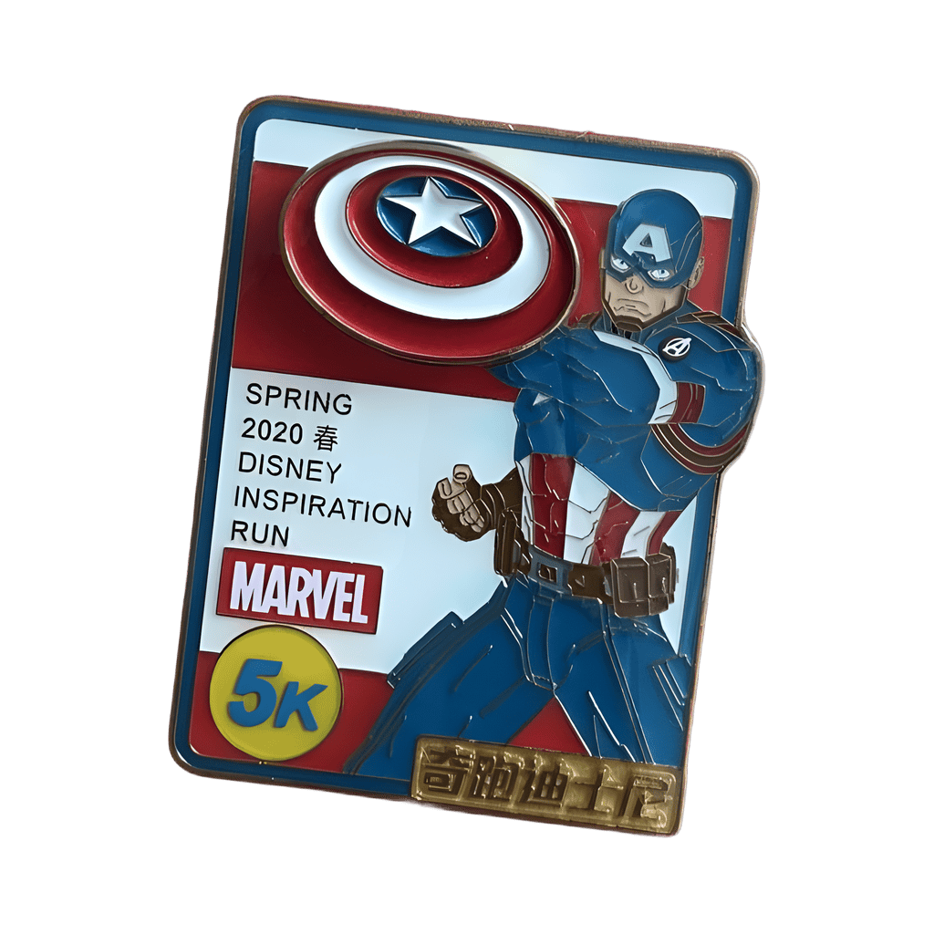 Captain America 5K Disney pin