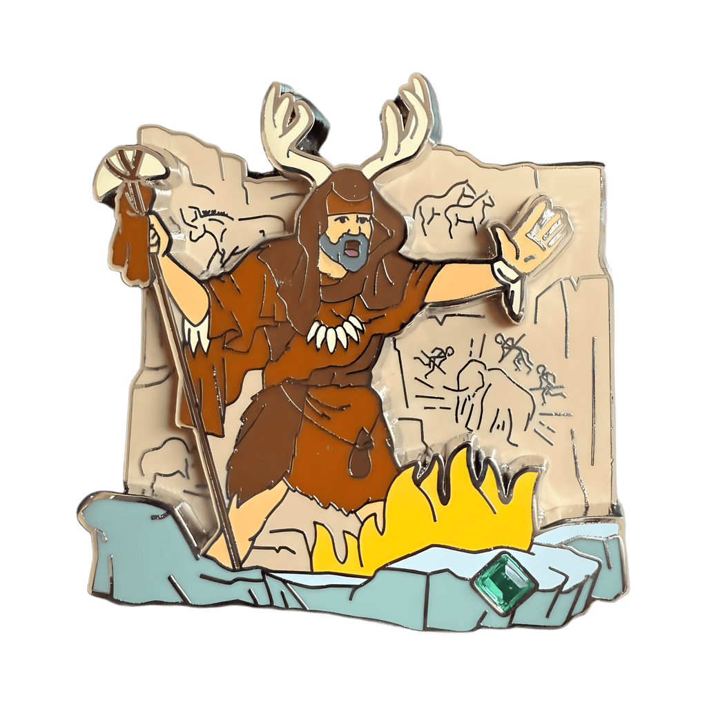 Walt Disney World Storytellers Boxed Set - Spaceship Earth Caveman Disney pin