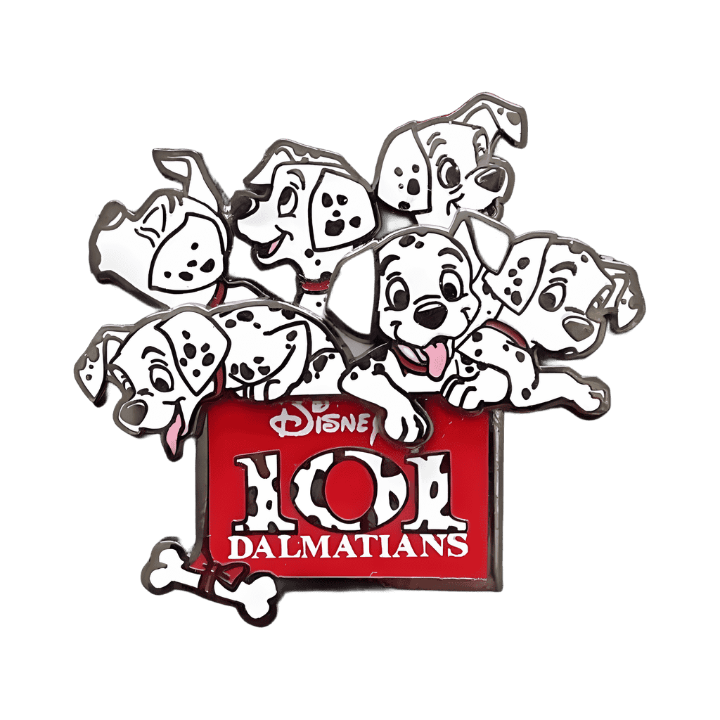 Family Collection - Puppies with 101 Dalmatians sign Disney pin