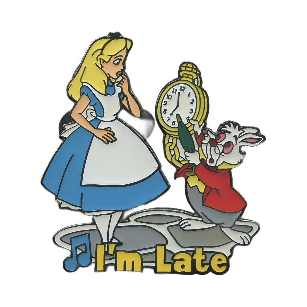 I'm Late Disney pin