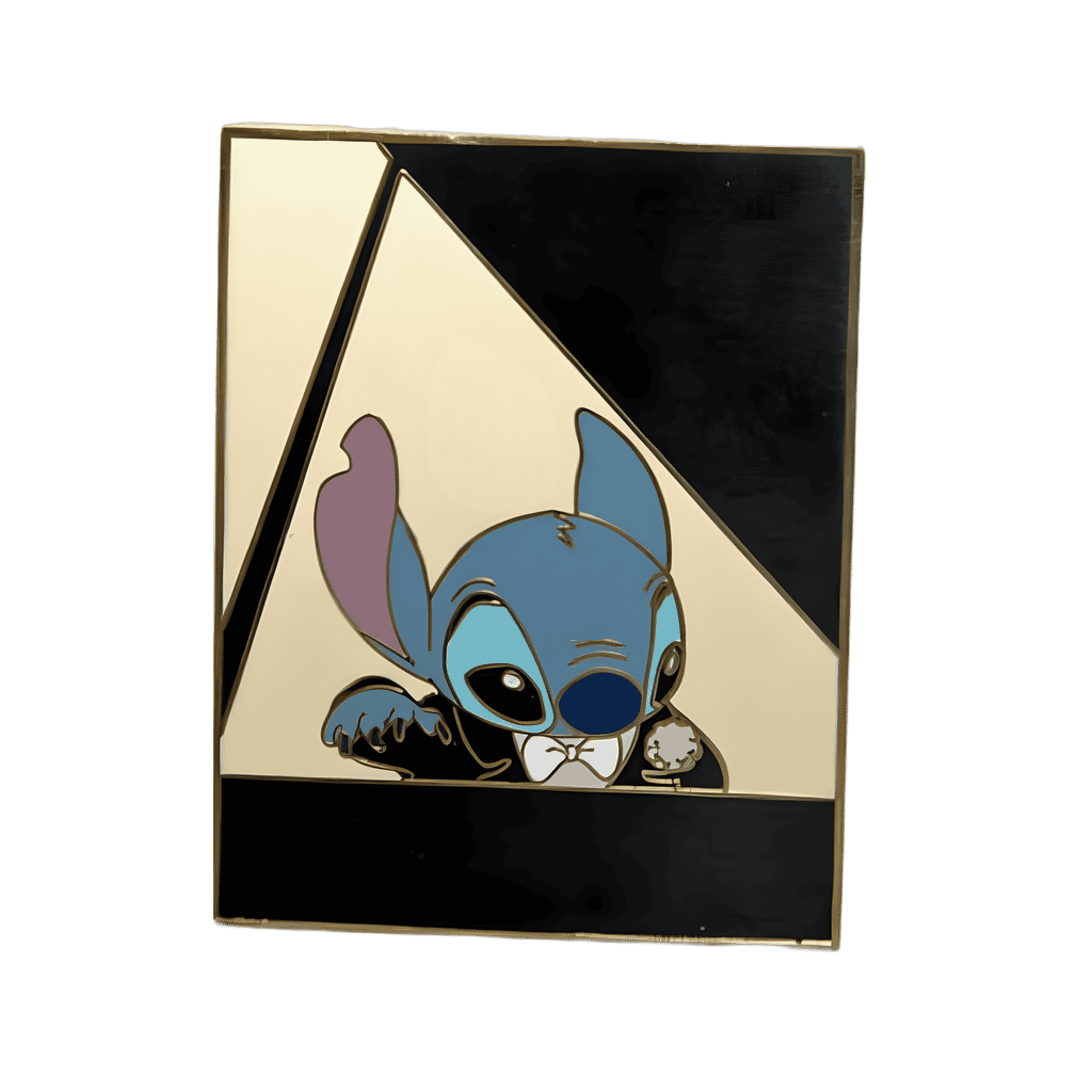 Stitch playing piano Disney pin