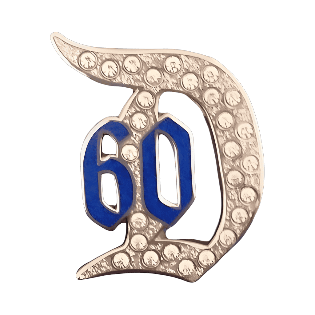 Jeweled Gothic D Disney pin