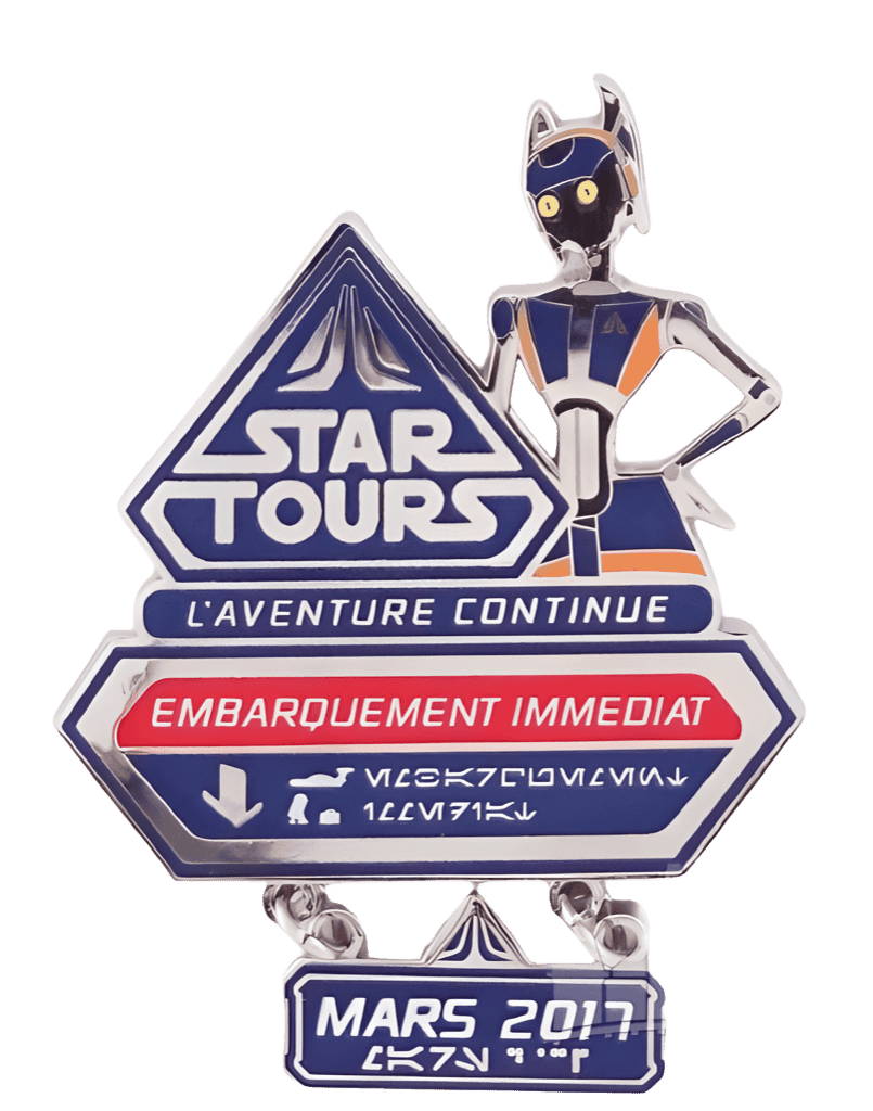 L'Aventure Continue 2017 Opening Day Disney pin