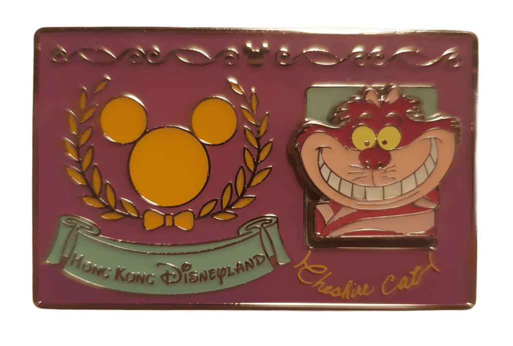 Cheshire Cat Identification Disney pin