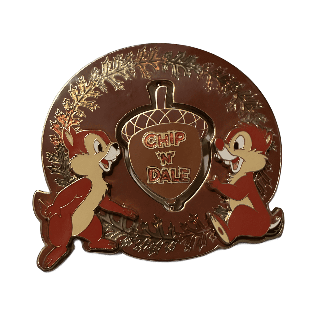 Chip and Dale Acorn Jumbo Disney pin