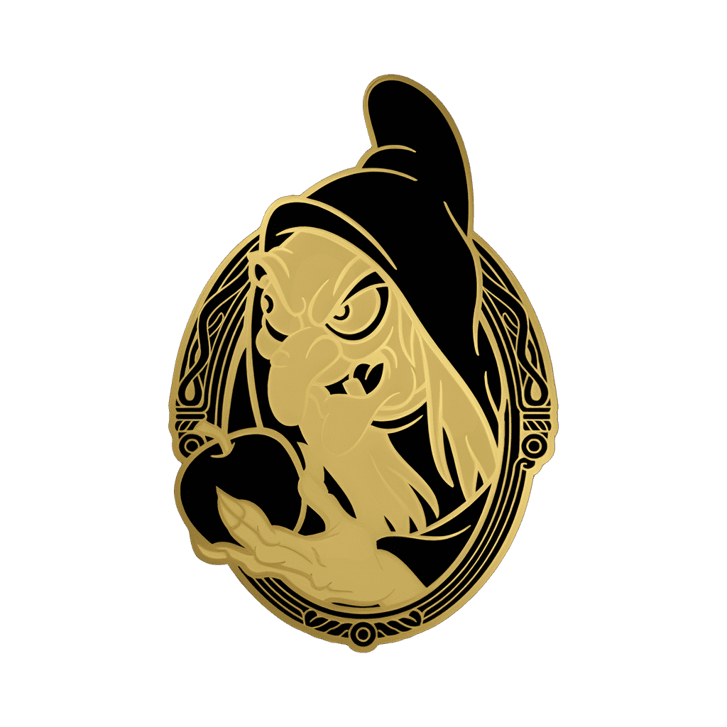 Golden Old Hag Disney pin