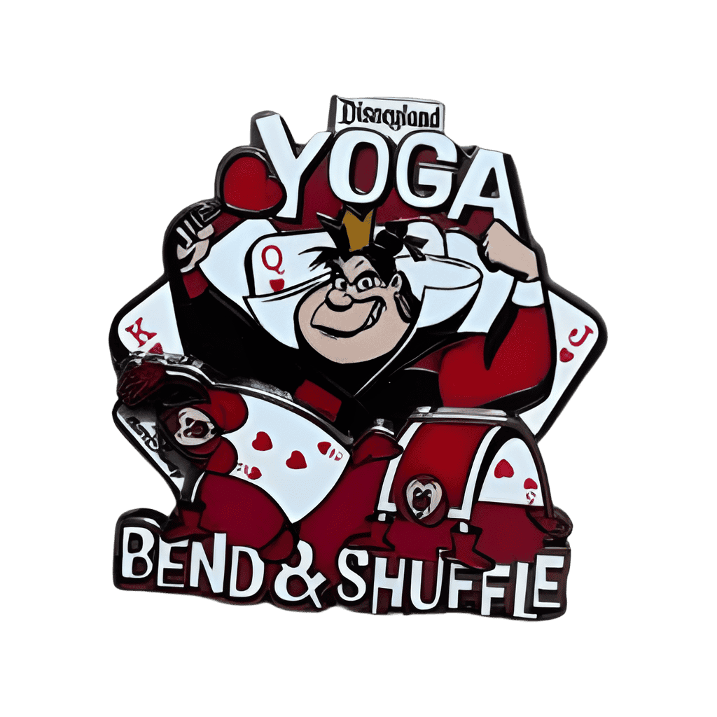 Yoga Bend & Shuffle - Queen of Hearts Disney pin