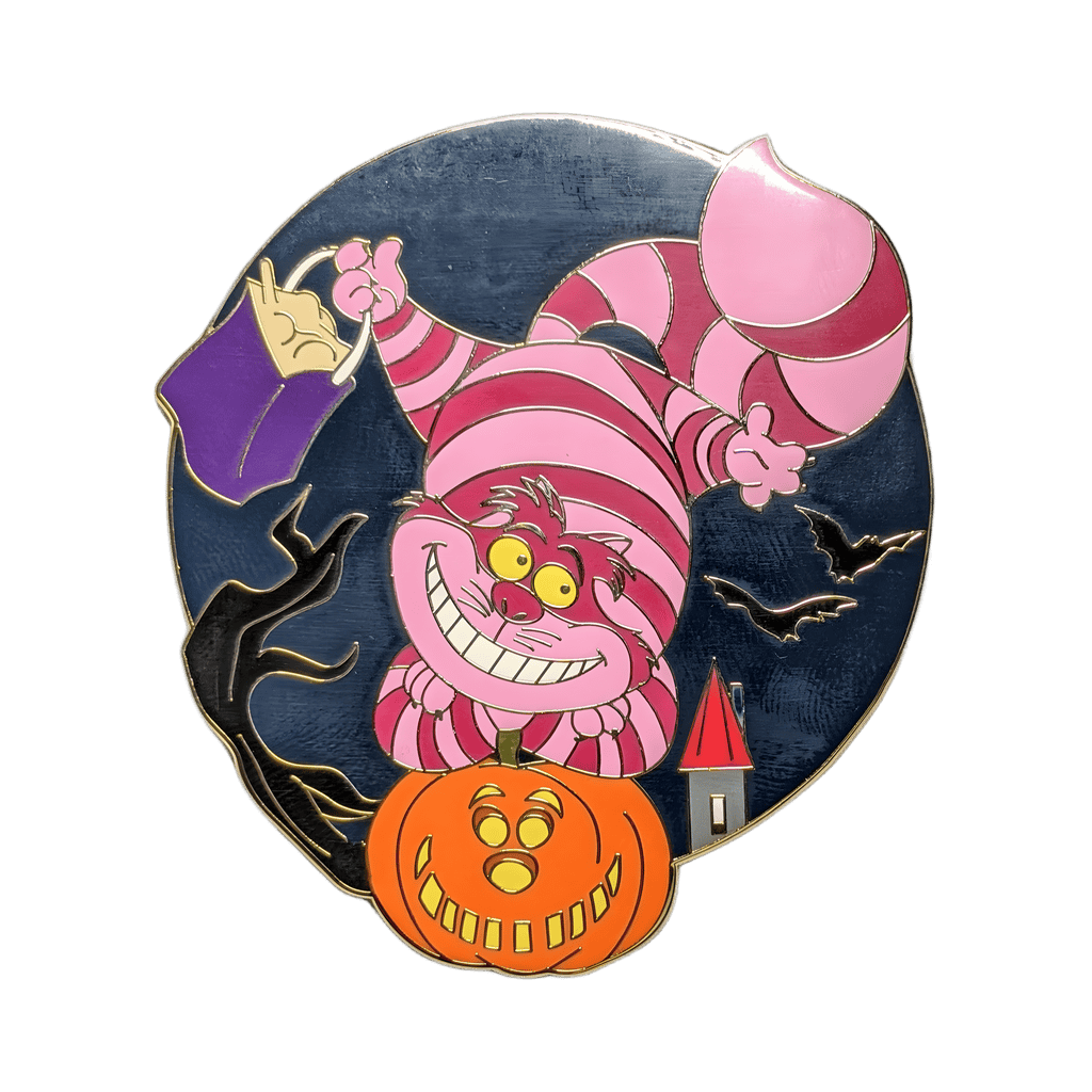 Cheshire Cat on Pumpkin Disney pin