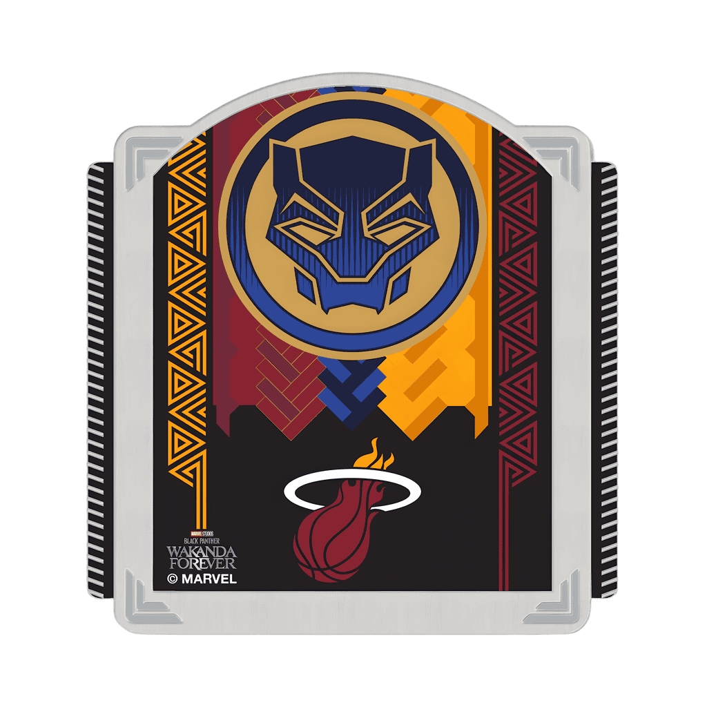 Wakanda Forever and Miami Heat Disney pin