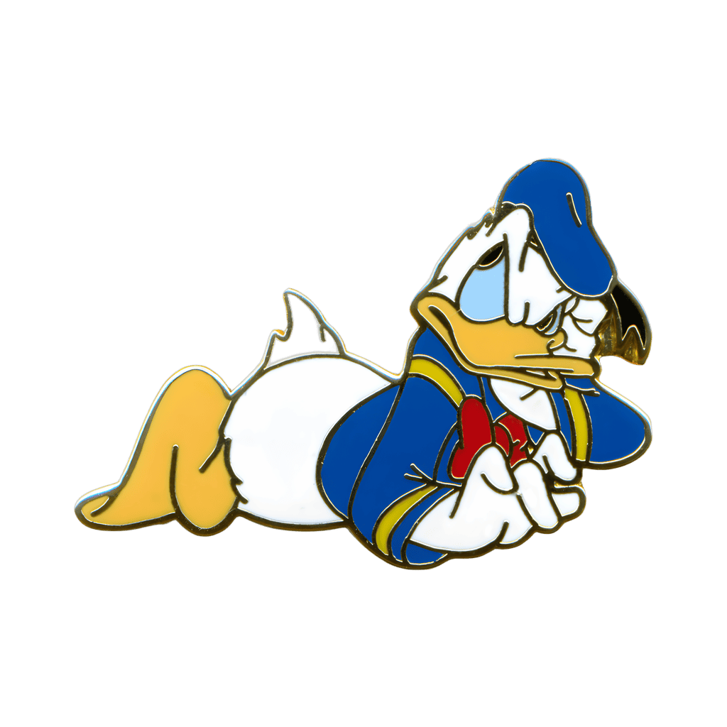 Donald Duck 65th Anniversary - Drumming Fingers Pose Disney pin