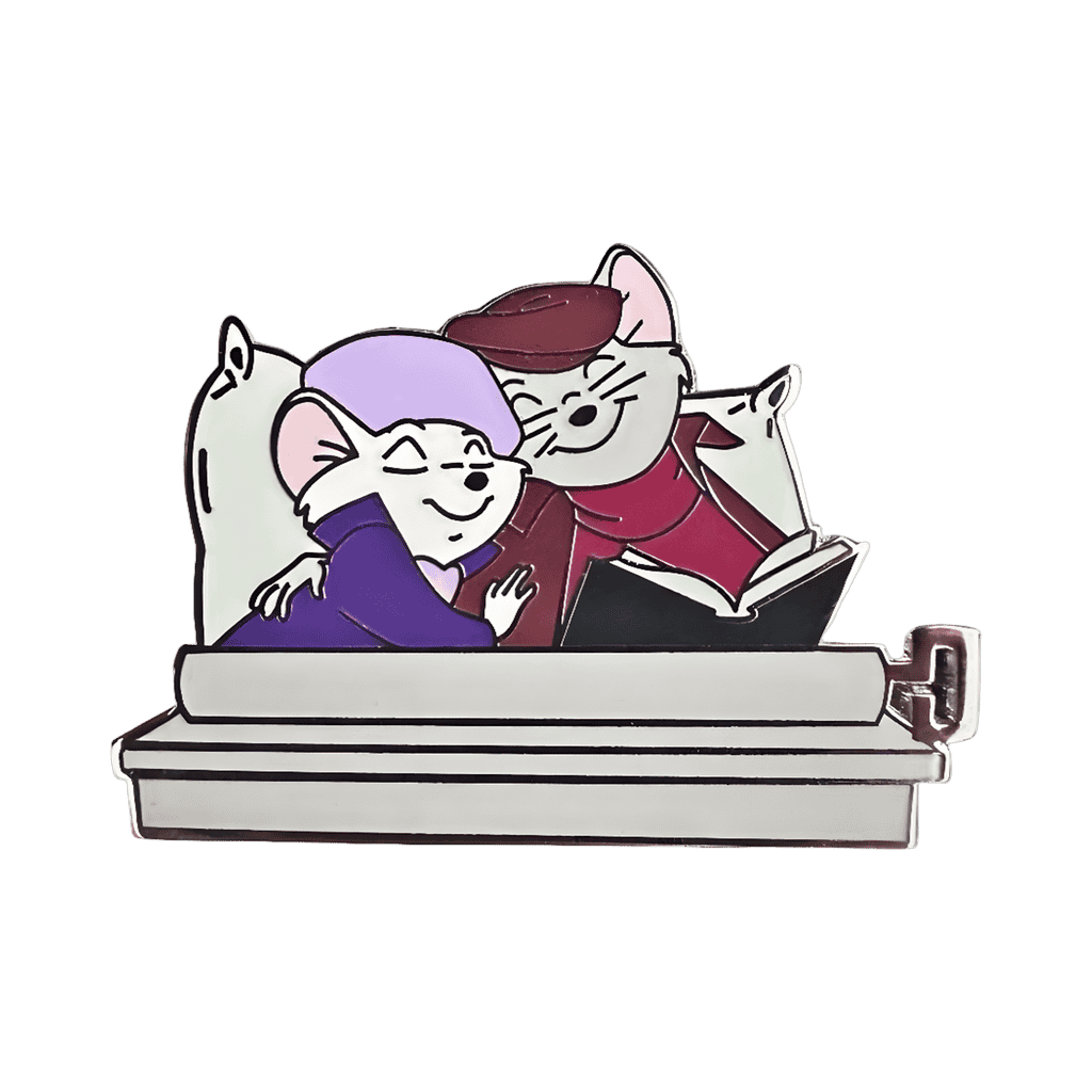 Sleeping Bianca & Bernard in Sardine Tin Disney pin