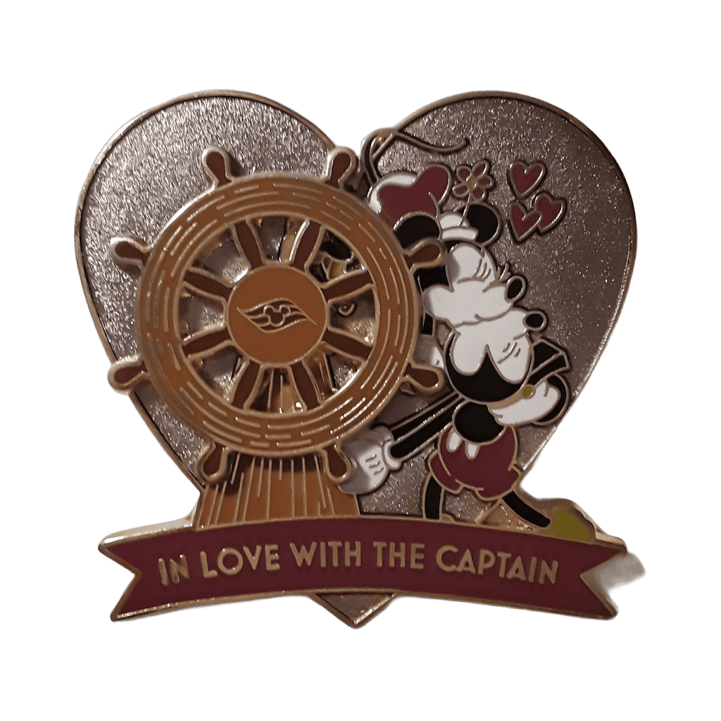 Mickey & Minnie In Love With the Captain Disney pin