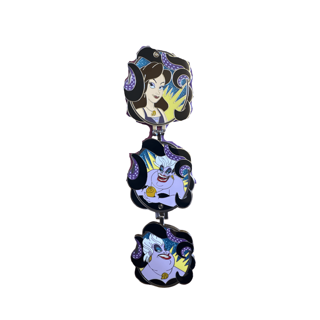 Ursula trifold Disney pin