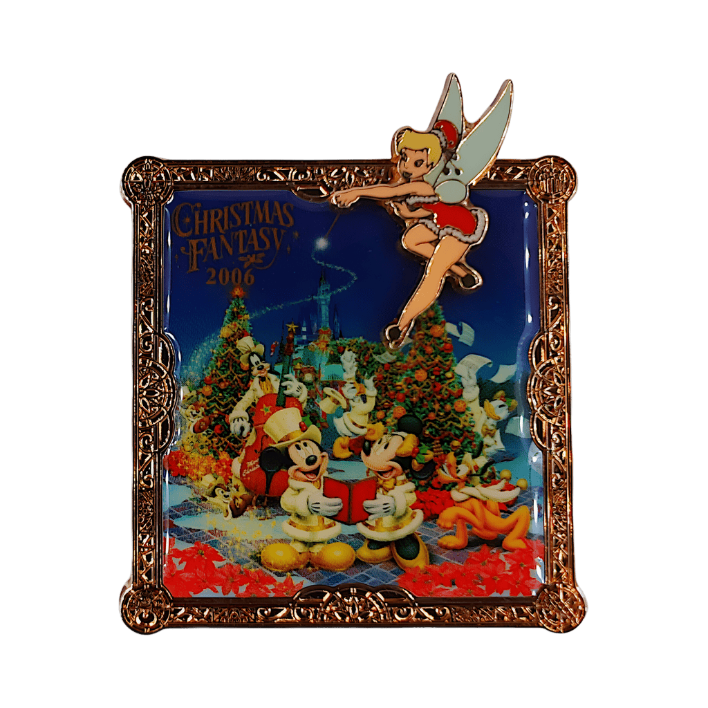 Christmas Fantasy 2006 Gold Frame Disney pin