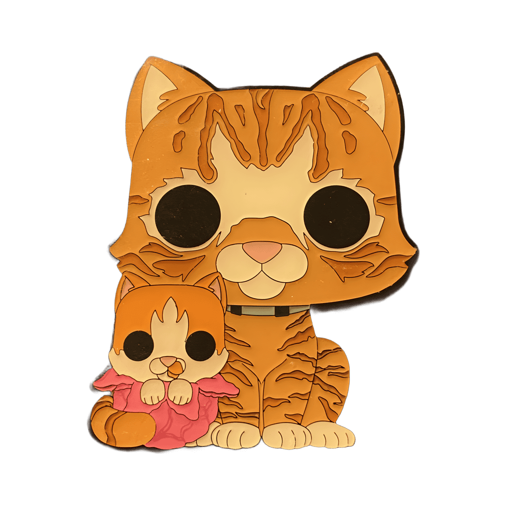 Funko Flerkitten Goose Orange and White Cat Disney pin