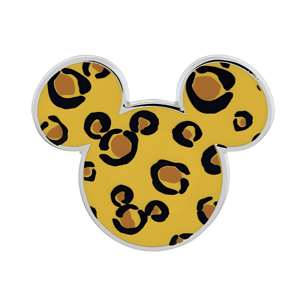 WDW - Mickey Mouse Head Icon - Leopard Print #2 Disney pin