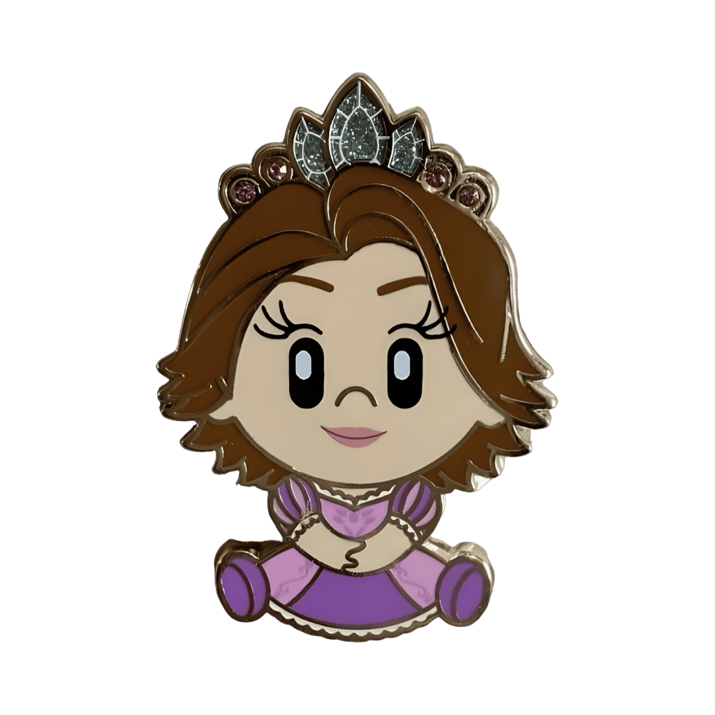 Rapunzel with Short Brown Hair Disney pin