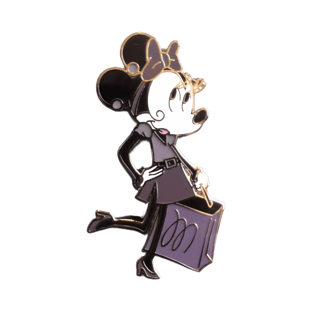 Minnie with a Shopping Bag Disney pin