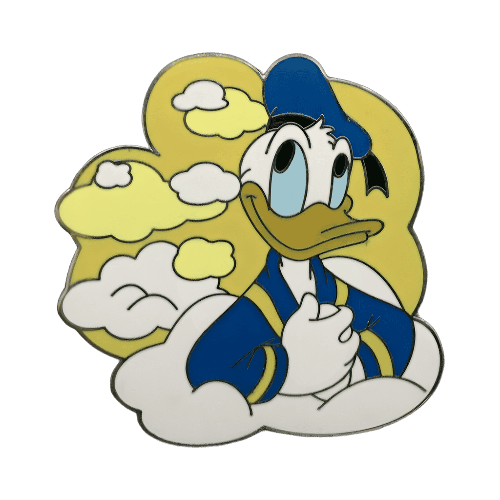 Donald Duck in Clouds Disney pin