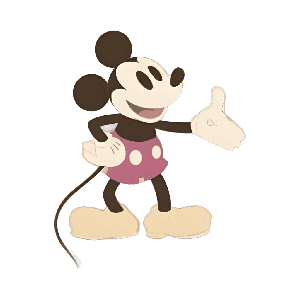 Mickey with Left Hand Out Disney pin