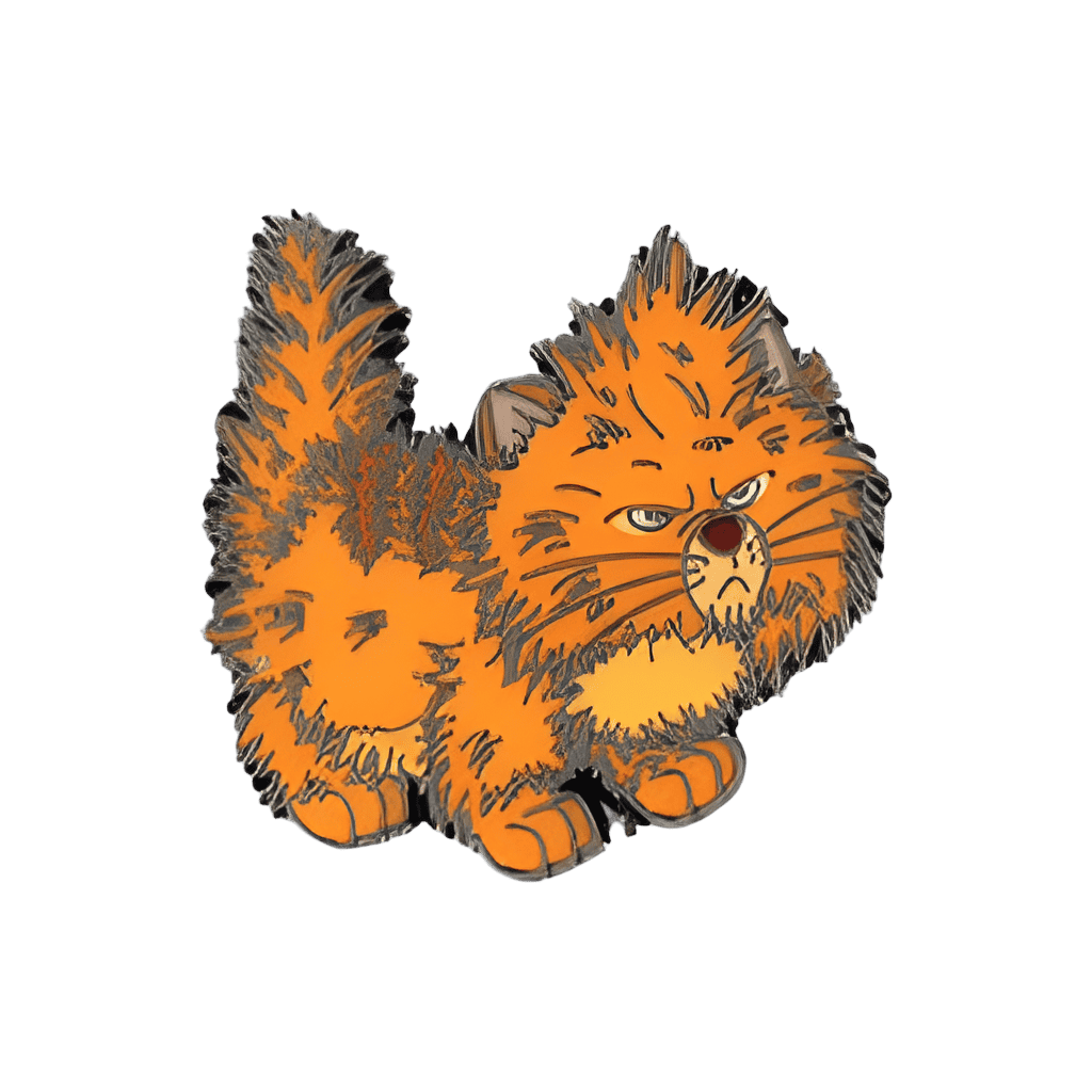 Fluffy Oliver Disney pin