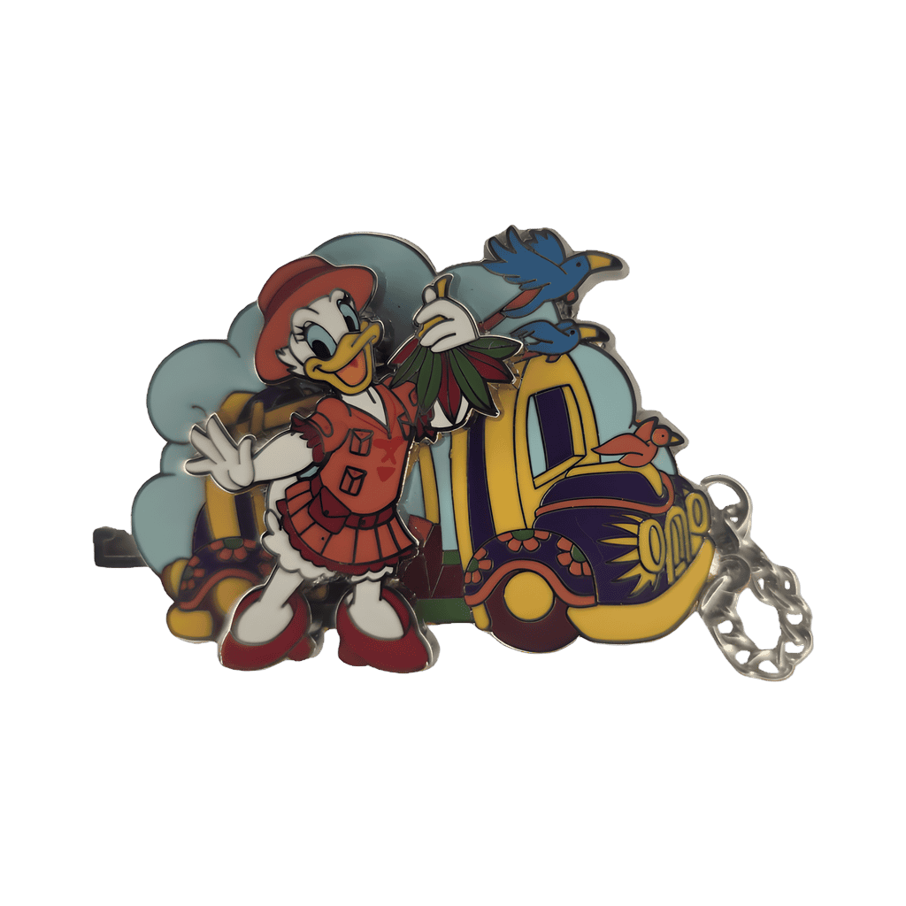 Daisy Duck with Bus and Chain Disney pin