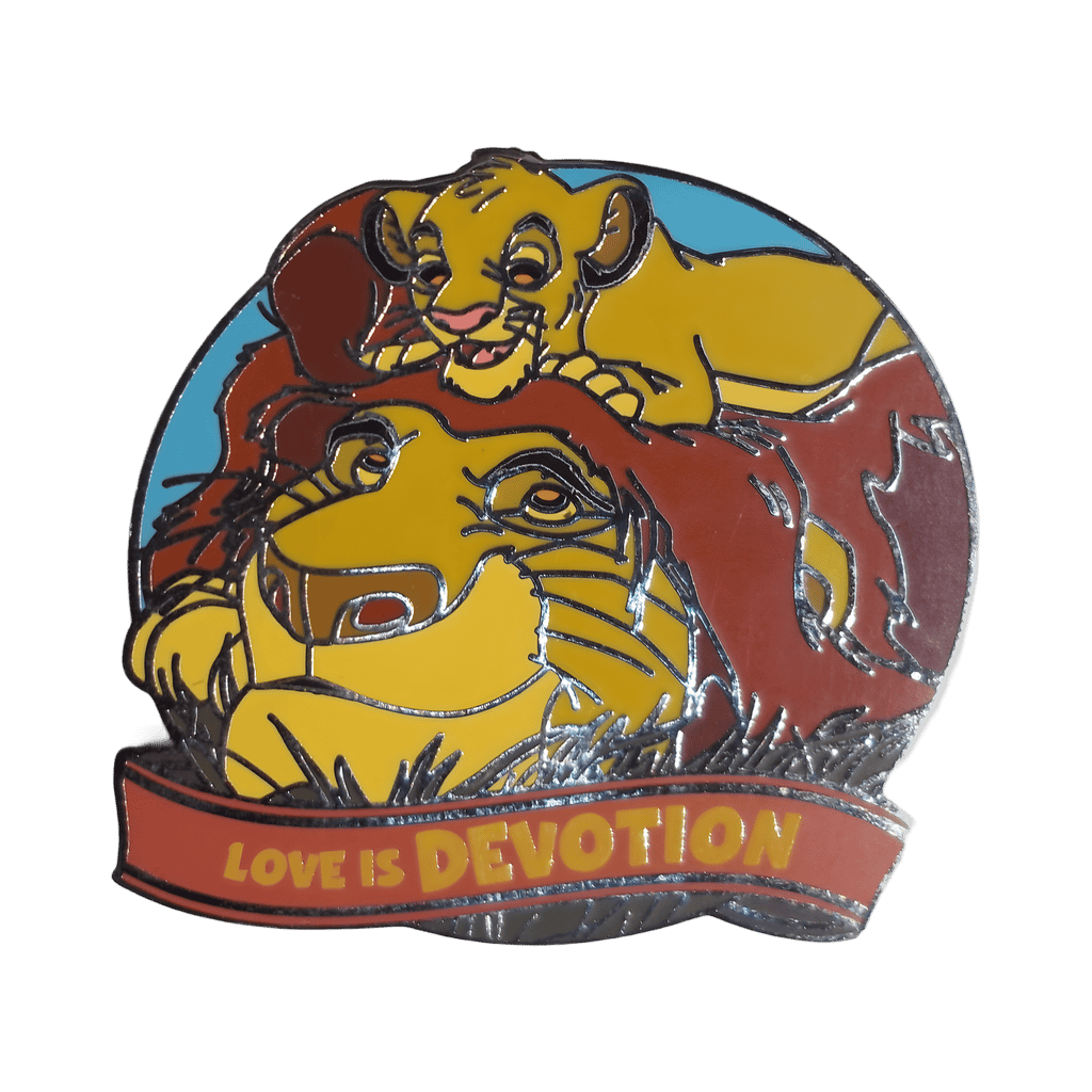 Love is Devotion Disney pin