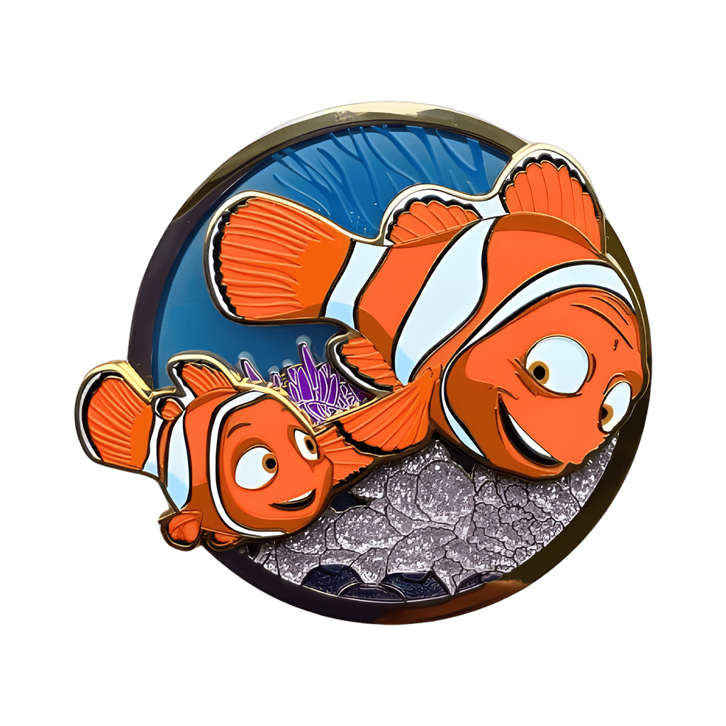 Finding Nemo on Glass Disney pin