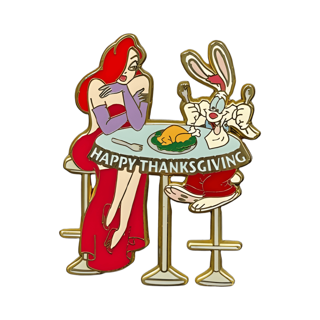 2008 - Jessica and Roger Rabbit with Turkey Disney pin