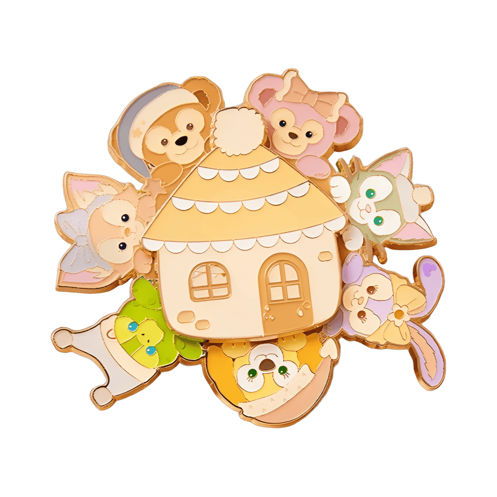 Duffy and Friends - Enjoying Laziness Together Spinner Disney pin