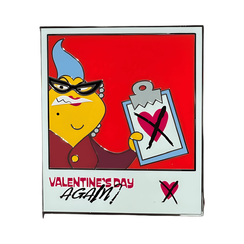 Roz/Germaine - Valentine's Day again? Disney pin