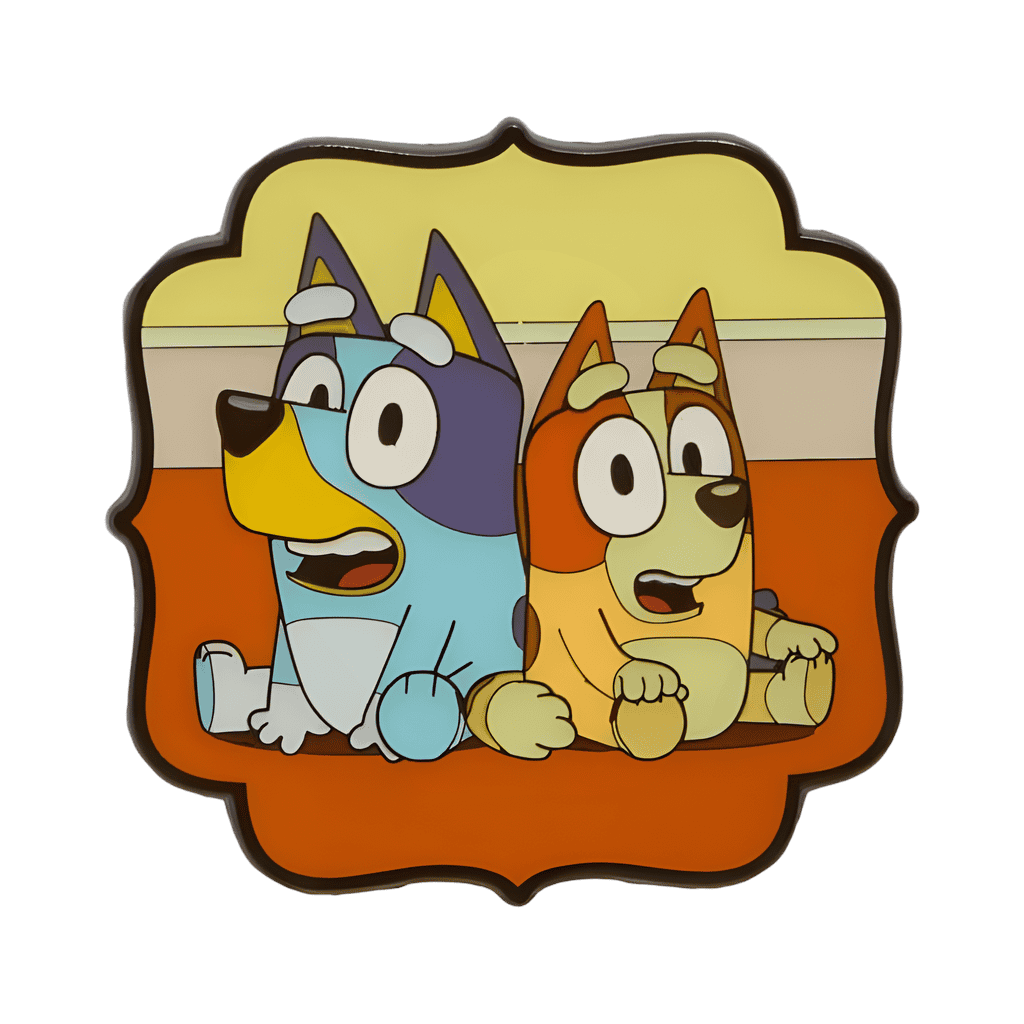 Bingo & Bluey Perched Disney pin