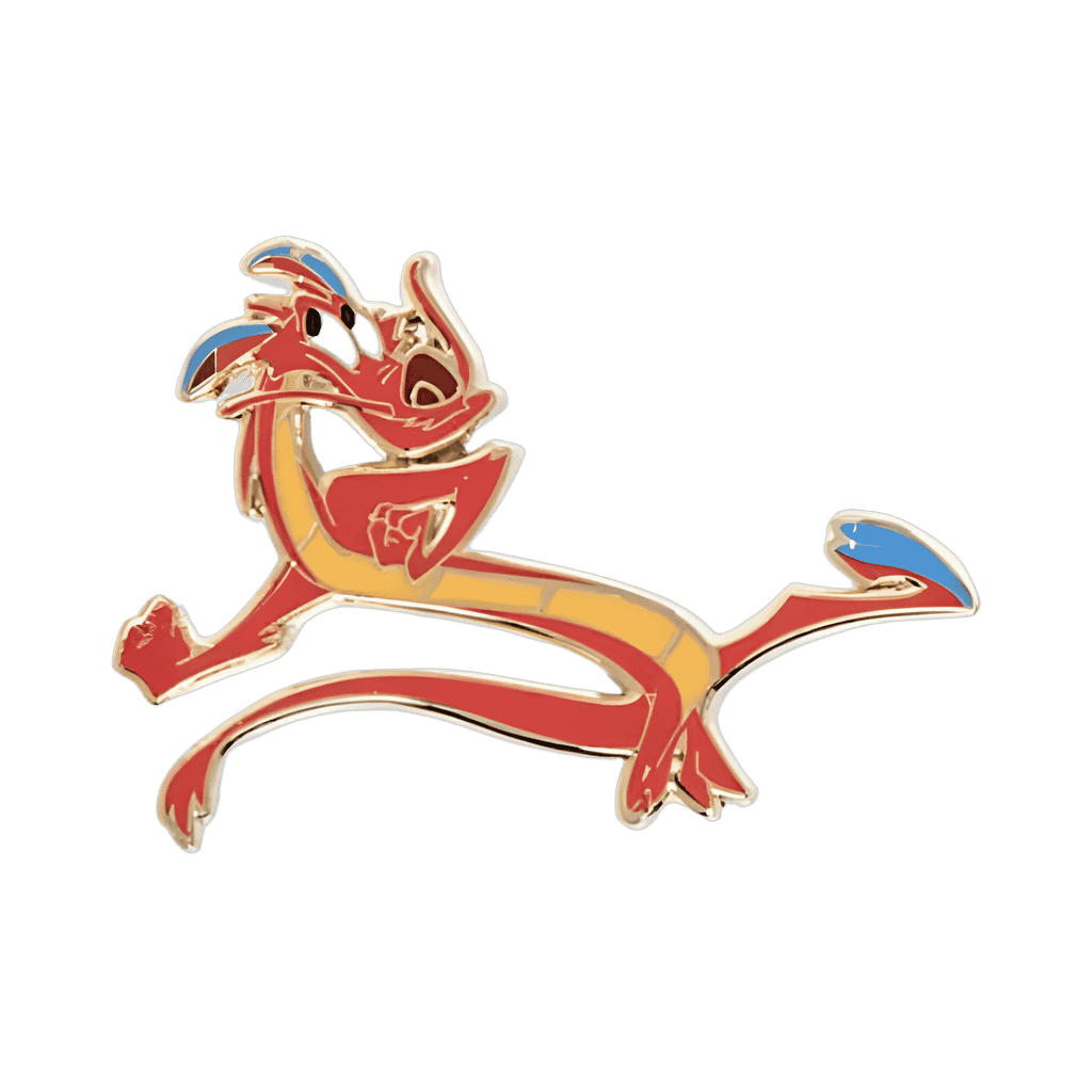 Mushu Kicking Disney pin