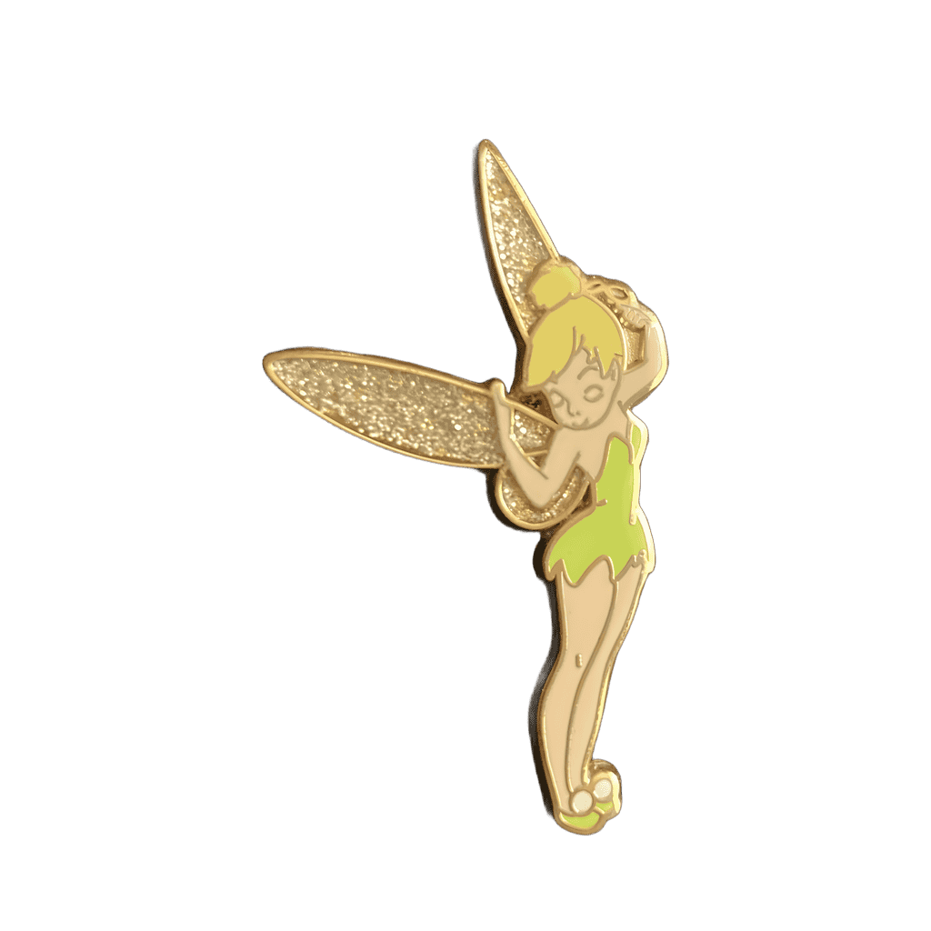 Gold Glitter Disney pin